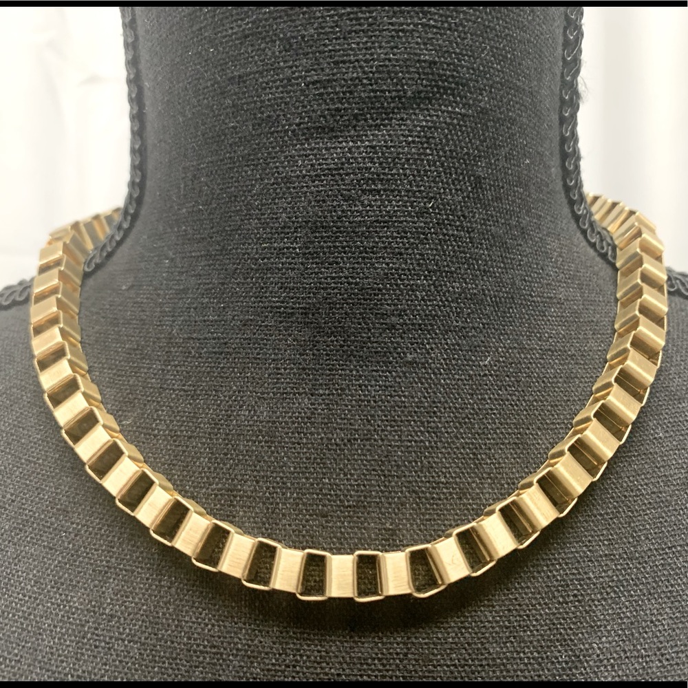 Gold costume jewelry set